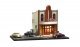 Just Plug(R) Traffic Lights -- Pedestal (2 Green, 2 Red), HO, Woodland Scenics 5651