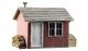 Work Shed - Built-&-Ready(R) Landmark Structures(R) -- Assembled - 3-7/16 x 1-3/4 x 2-1/2′ 8.7 x, O, Woodland Scenics 5857