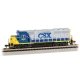 EMD GP40 - Sound and DCC - Sound Value -- CSX 6059 (YN1, gray, blue, yellow), N, Bachmann Industries 66361