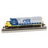 EMD GP40 - Sound and DCC - Sound Value -- CSX 6059 (YN1, gray, blue, yellow), N, Bachmann Industries 66361