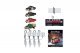Work Vehicles - Just Plug Value Pack -- 1 Each: Police Car, Work Truck, Green Pickup, Henry Haul, HO, Woodland Scenics 5906
