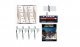 Wooden Pole Streetlight - Just Plug Value Pack -- With Light Hub pkg(12), N, Woodland Scenics 5912