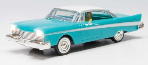 Fancy Fins - Just Plug(R) Lighted Vehicle -- Turquoise, White, O, Woodland Scenics 5980