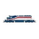 EMD SD40-2 Low Nose - Sound and DCC - Paragon4 -- Milwaukee Road 156 (Bicentennial, white, blue, red), N, Broadway Limited Impor