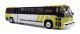1987-1994 TMC RTS Transit Bus - Assembled -- Dallas Area Rapid Transit DART (white, yellow), HO, Iconic Replicas 870319