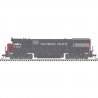 GE U28C - LokSound and DCC - Master(R) Gold -- Southern Pacific 7156 (gray, red), HO, Atlas Model Railroad Co. 10004620