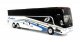VanHool TX-45 Motorcoach Bus - Assembled -- Venture Tours (black, white, blue), HO, Iconic Replicas 870463