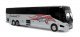 2022 Prevost H3-45 Coach - Assembled -- Cardinal Transportation (white, black, gray, red), HO, Iconic Replicas 870475