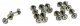 36′ High Detail Brass Insulated Wheelsets -- 12 Axles, N, Intermountain Railway Company 60071