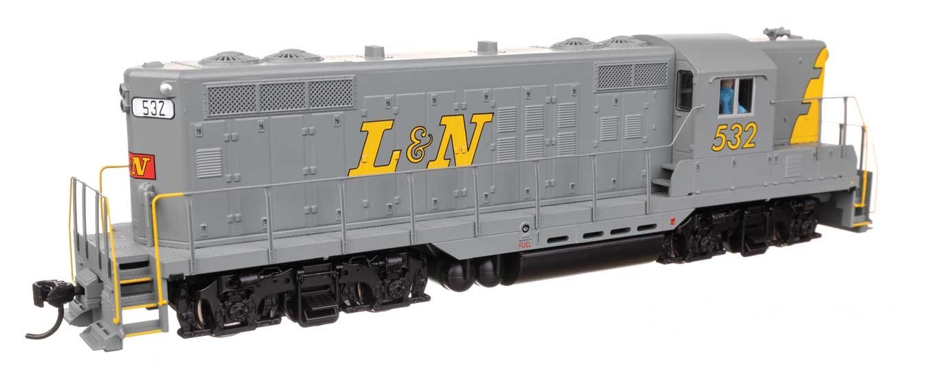 EMD GP9 Phase II with High Hood - Standard DC -- Louisville & Nashville 532, HO, WalthersMainline 10500