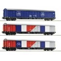 Bicycle transport -- Fahrradtransport -- 3-piece set - HO - Roco Fleischmann 77022