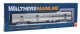 85′ Budd Baggage-Railway Post Office - Ready To Run -- Painted, Unlettered (silver), HO, WalthersMainline 30300