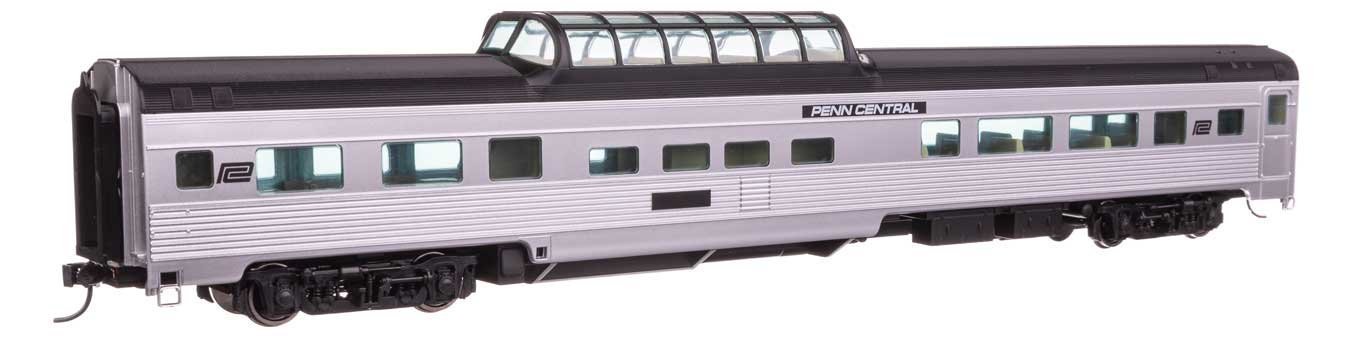 85′ Budd Dome Coach - Ready to Run -- Penn Central, HO, WalthersMainline 30415