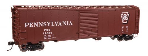 50′ AAR Single Door Boxcar - Ready to Run -- Pennsylvania Railroad 72680, HO, WalthersMainline 46525