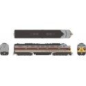 EMD E8A - Standard DC -- Delaware, Lackawanna & Western 818 (gray, maroon, yellow), HO, Rapido Trains Inc 28079