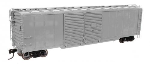 50′ AAR Double-Door Boxcar - Ready to Run -- Undecorated, HO, WalthersProto 102000