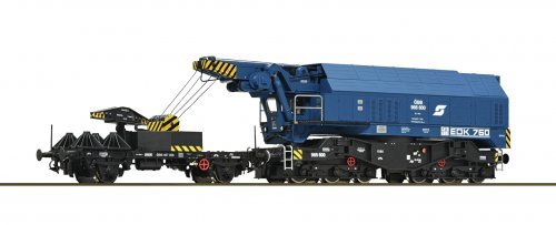 Slewing railway crane for digital operation, ÖBB, HO, Roco 7320069