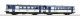 Diesel railcar 810 472-1 with sidecar, CD, TT, Roco 7780004
