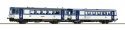 Diesel railcar 810 472-1 with sidecar, CD, TT, Roco 7780004