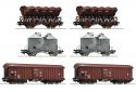 6 piece display: Marshalling yard/bulk goods, DB, HO, Roco 6600329