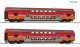 2 piece set: Double-deck coaches, Polregio, TT, Roco 6280047