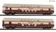2 piece set (1): Double-deck coaches "Sputnik", DR, TT, Roco 6280045
