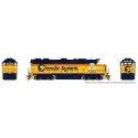 EMD GP39 - Standard DC -- CSX 4283 (Patched Ex-Chessie, yellow, vermillion, blue), HO, Rapido Trains Inc 39009