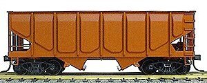 55-Ton Panel-Side 2-Bay Hopper - Kit -- Undecorated, HO, Accurail Inc 2800