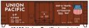 AAR 40′ Insulated Plug-Door Boxcar - Kit -- Union Pacific 112360 (Boxcar Red, Ship & Travel Automate, HO, Accurail Inc 3128