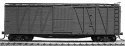 40′ Single-Sheathed Wood Boxcar w/Wood Doors & Steel Ends - Kit -- Undecorated, HO, Accurail Inc 4300