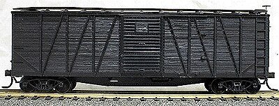 40′ Single-Sheathed Wood Boxcar w/Steel Doors & Ends - Kit -- Undecorated, HO, Accurail Inc 4500