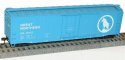 AAR 50′ Riveted-Side Plug-Door Boxcar - Kit -- Great Northern 36925 (Big Sky Blue, Large Logo), HO, Accurail Inc 5135