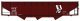 AAR 70-Ton Offset-Side 3-Bay Hopper - Kit -- Pacific Great Eastern 264 (Boxcar Red, black, white), HO, Accurail Inc 7568