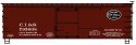 36′ Double-Sheathed Wood Boxcar, Steel Roof, Wood Ends, Straight Underf. Kit -- Chicago, Indiana & , HO, Accurail Inc 81893