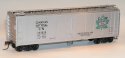 40′ Steel Reefer w/Hinged Door - Kit -- Canadian National 209830 (silver, black, green Leaf Logo), HO, Accurail Inc 8315