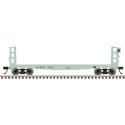 42′ Pulpwood Flatcar with Load - Ready to Run -- Southern Pacific 7075 (MOW gray), HO, Atlas Model Railroad Co. 20007583