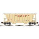 Portec 3000 2-Bay Covered Hopper - Ready to Run - Master(R) -- Winchester & Western , HO, Atlas Model Railroad Co. 20007702