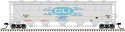 Trinity PD5000 Covered Hopper - Ready to Run -- CLI Industries FCSX 103 (gray, blue), N, Atlas Model Railroad Co. 50005669