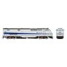 GE P32AC-DM - Standard DC -- Metro-North 205 (silver, blue), HO, Rapido Trains Inc 85010