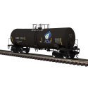 17,600-Gallon Corn Syrup Tank Car - 3-Rail - Ready to Run - Master(R) -- Archer-Daniels-Midland (black,, O, Atlas O 3001458