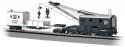 250-Ton Crane Derrick with Boom Tender - Silver Series(R) -- Atchison, Topeka & Santa Fe (bl, HO, Bachmann Industries 16102