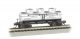 3-Dome Tank Car - Ready-to-Run -- Northern California Wineries (silver), N, Bachmann Industries 17153