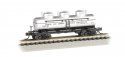 3-Dome Tank Car - Ready-to-Run -- Carbide & Carbon Chemicals Corp. (silver), N, Bachmann Industries 17155