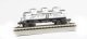 3-Dome Tank Car - Ready-to-Run -- Carbide & Carbon Chemicals Corp. (silver), N, Bachmann Industries 17155