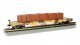 52′ Flatcar with Crate Load - Ready to Run - Silver Series(R) -- Strike Force (Desert Camouf, HO, Bachmann Industries 18934