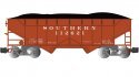 Two-Bay Offset-Side Open Hopper with Coal Load - Ready to Run -- Southern Railway 112621 (Box, G, Bachmann Industries 94003