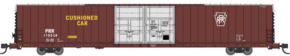 Pullman-Standard 86′ Auto Parts Double-Door Boxcar - Ready to Run -- Pennsylvania Railroad 110219 (, N, Bluford Shops 86817