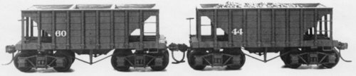 22′ Wood Ore Car 12-Pack - Kit -- Undecorated, HO, Tichy Train Group 6012