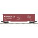50′ Single-Door Boxcar - Ready to Run -- Milwaukee Road 51580 (Boxcar Red, DF Marks, Large Roadname, , N, Trainman 50006916