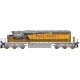 GMDD SD40-2 - Standard DC -- Pennsylvania Northeastern (Full Stripes, yellow, black, gray), N, Intermountain Railway Company 693
